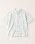 Wanderer Shirt - Light Green Stripe