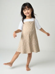 Brown with white dots