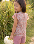 Angel Wishes Top - Rose Gold Bloom