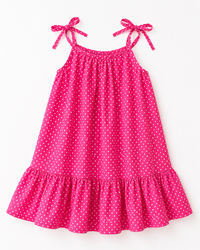 Dark Rose Polka Dot