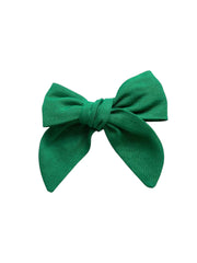 Green Large Bow