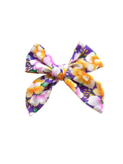 Purple & Yellow Bow