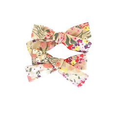 Garden Flowers Small Bow