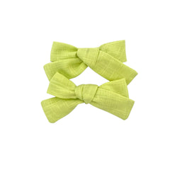 Green Large Bow