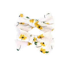 Yellow Daisy Small Bow